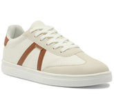 TÊNIS PONTILHADO LATERAL BRANCO E MARROM C 30523 0006 0010 ANACAPRI